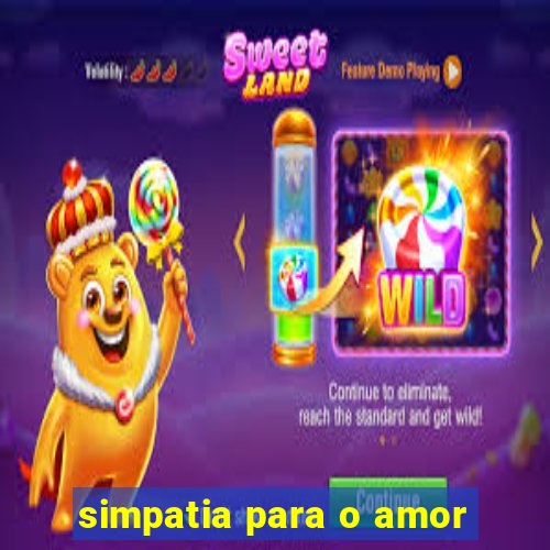 simpatia para o amor